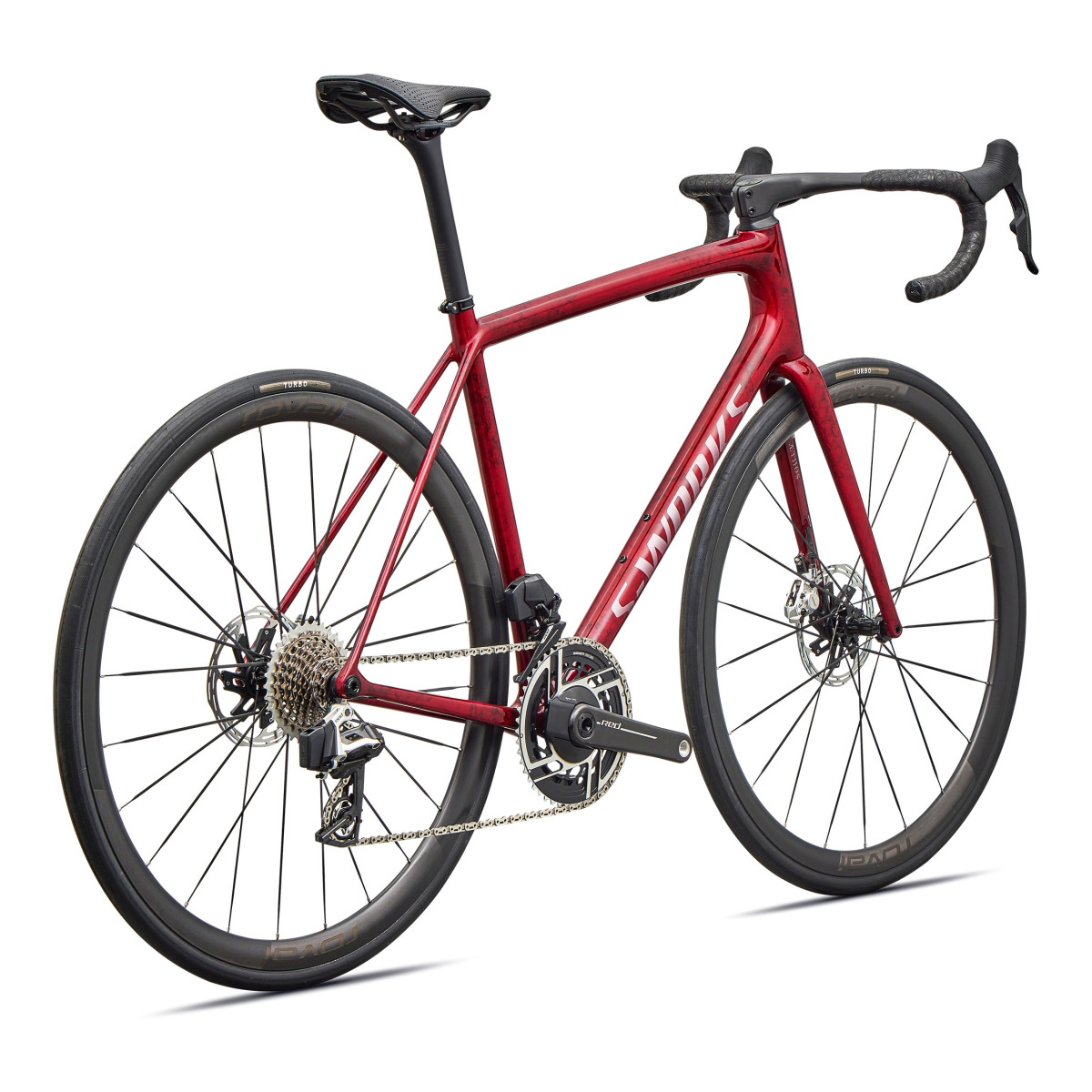 S-Works Aethos 2 maanteeratas | SRAM Red AXS | Sandstone Metallic Base - Red Tint