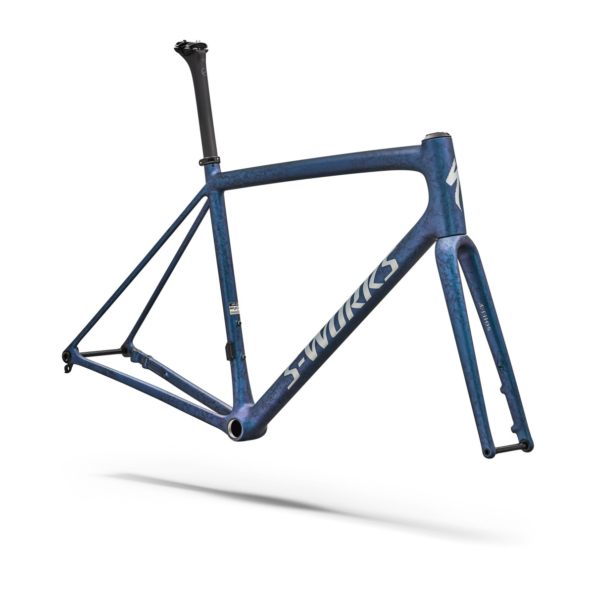 S-Works Aethos 2 raamikomplekt | Satin Black Ink Wash - Pearl