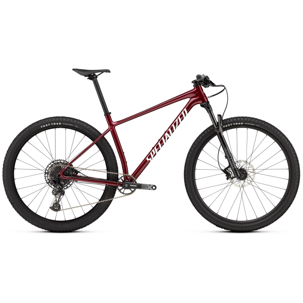 Specialized Chisel Hardtail maastikuratas | Gloss Maroon - Valge