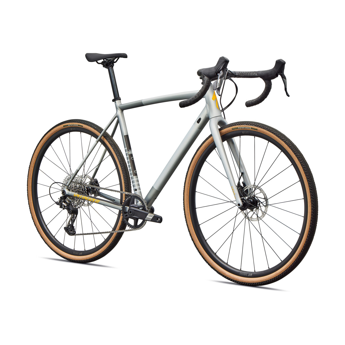 Specialized Crux DSW Comp gravel jalgratas | Shadow Silver - California Sunshine