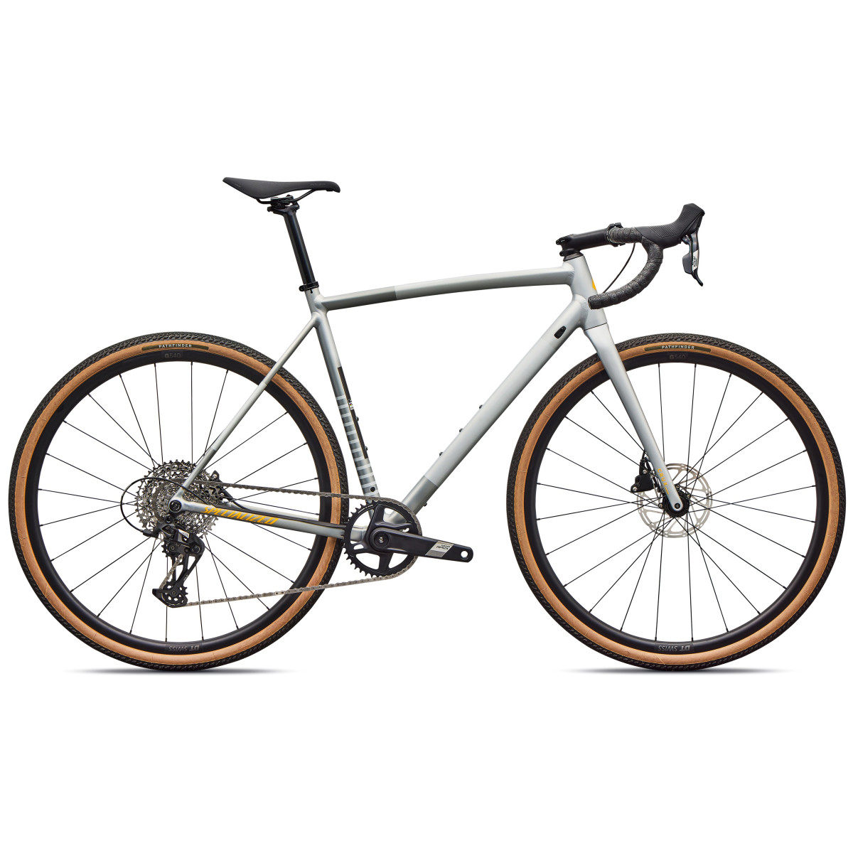 Specialized Crux DSW Comp gravel jalgratas | Shadow Silver - California Sunshine