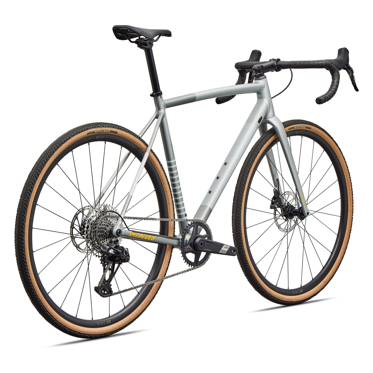 Specialized Crux DSW Comp gravel jalgratas | Shadow Silver - California Sunshine