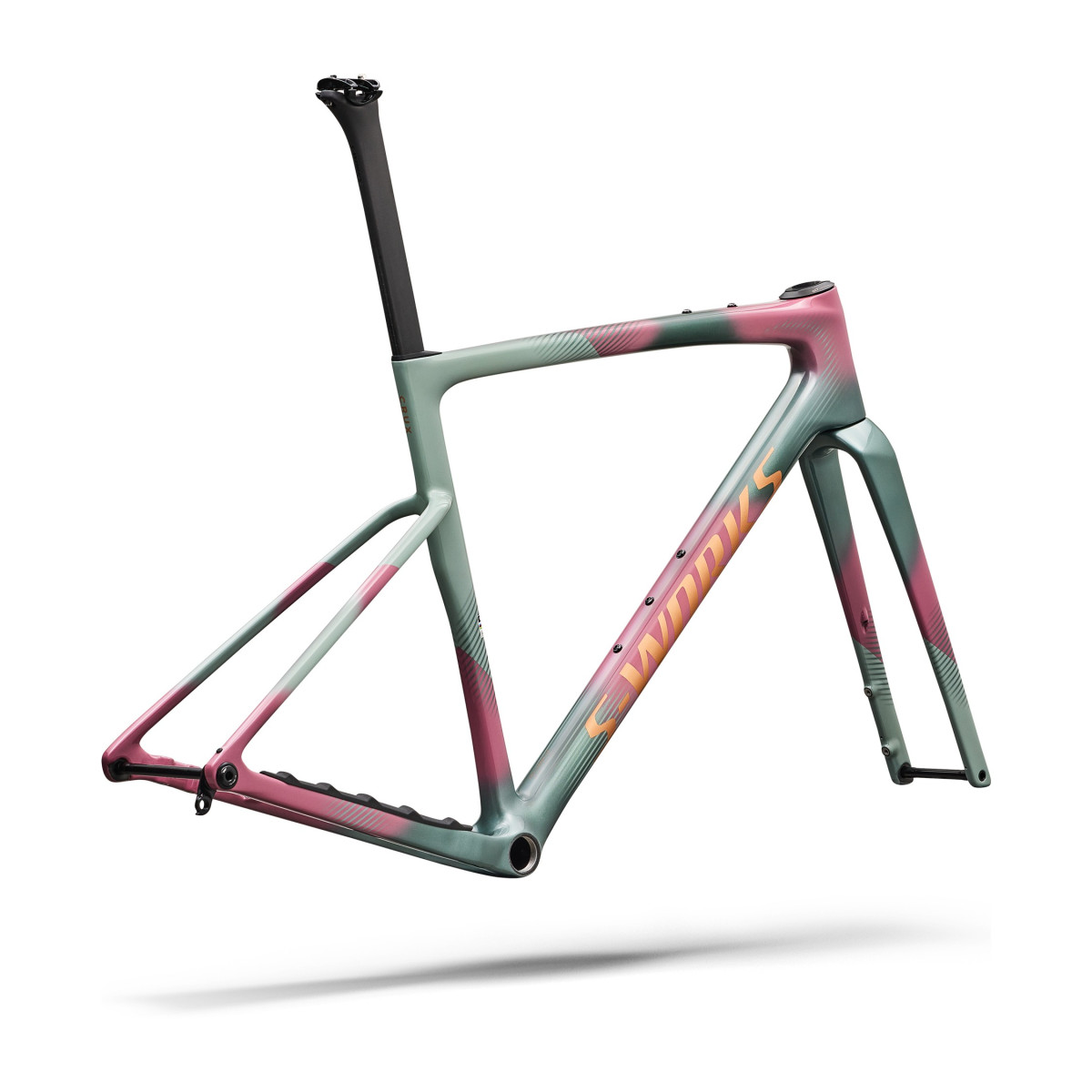 S-Works Crux 5 rėmas | Agave Grey - Phonton Tint over Silver Dust
