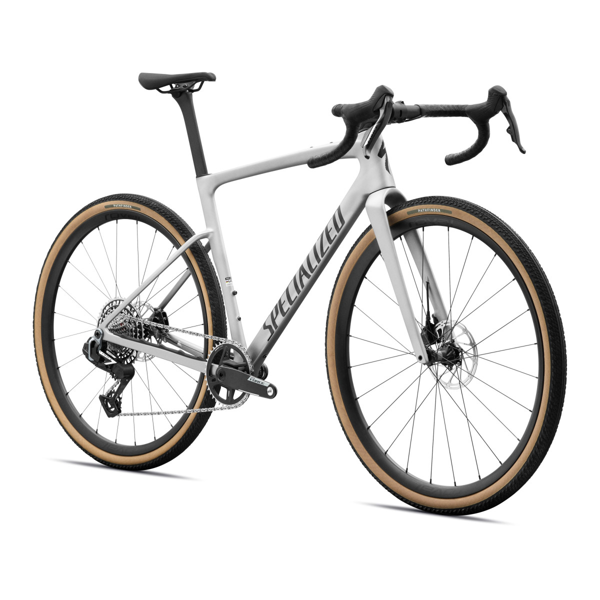 Specialized Crux 5 Expert gravel jalgratas | Shadow Silver - Obsidian Metallic