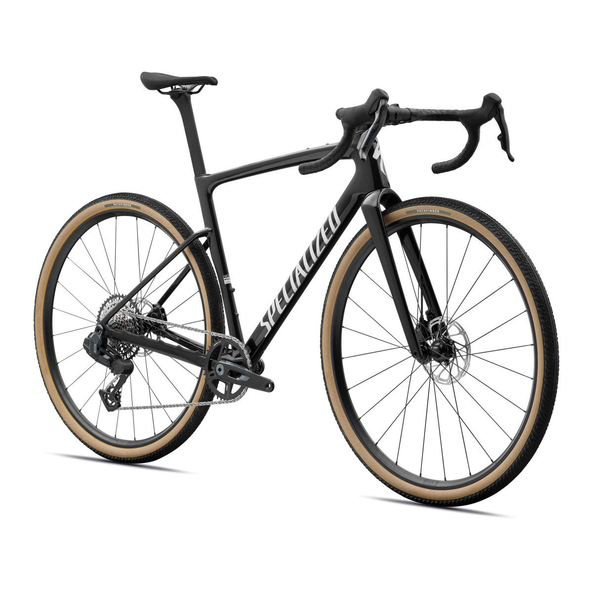 Specialized Crux 5 Comp gravel jalgratas | Obsidian Metallic - Dune White