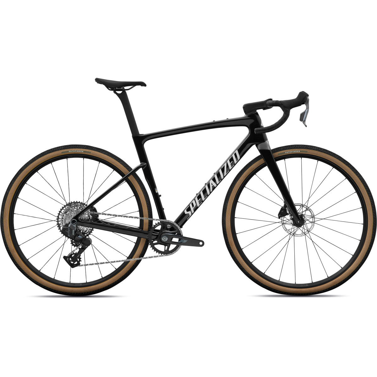 Specialized Crux 5 Comp gravel jalgratas | Obsidian Metallic - Dune White