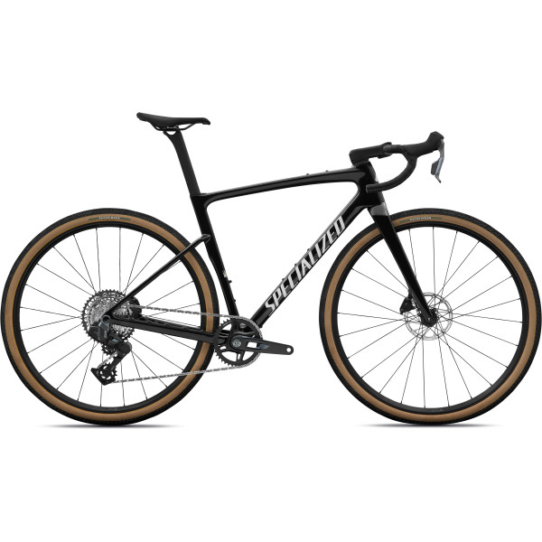 Specialized Crux 5 Comp gravel jalgratas | Obsidian Metallic - Dune White
