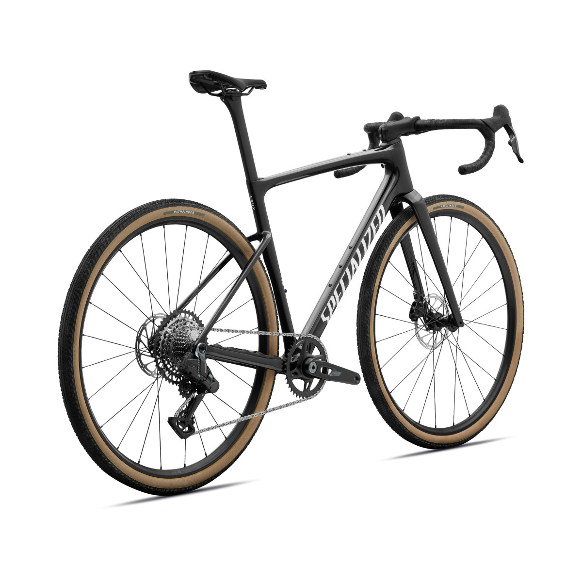 Specialized Crux 5 Comp gravel jalgratas | Obsidian Metallic - Dune White