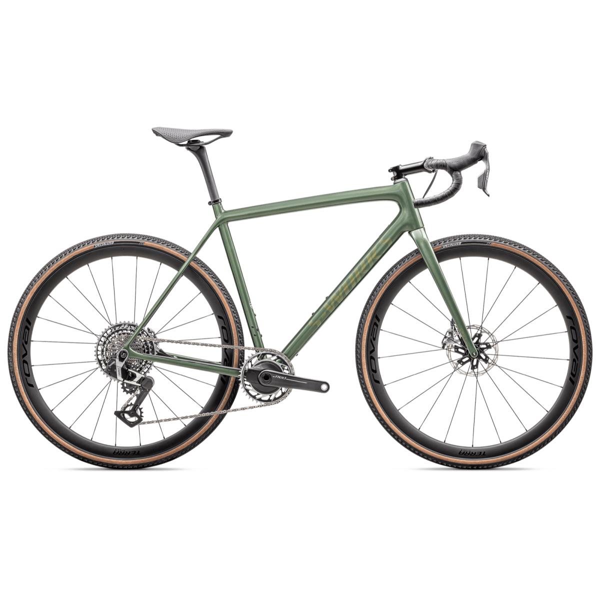 S-Works Crux grants velosipēds | Gloss Cypress Metallic - Viavi Gold