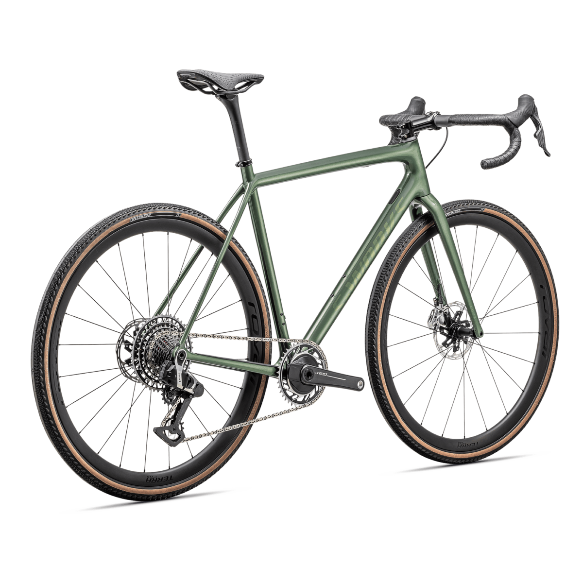 S-Works Crux grants velosipēds | Gloss Cypress Metallic - Viavi Gold