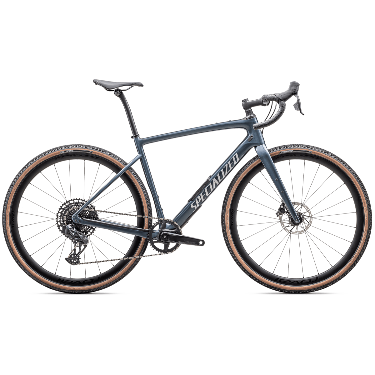 Specialized Diverge Expert Carbon grants velosipēds | Cast Blue Metallic - Silver Dust