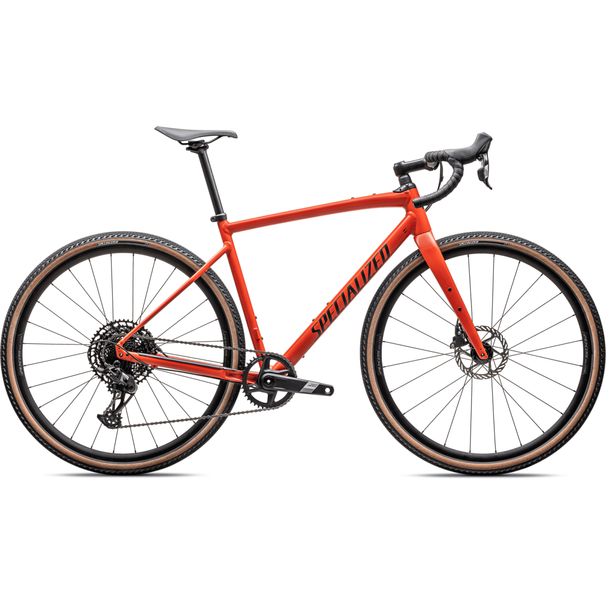 Specialized Diverge Comp E5 grants velosipēds | Satin Deep Orange - Deep Lake