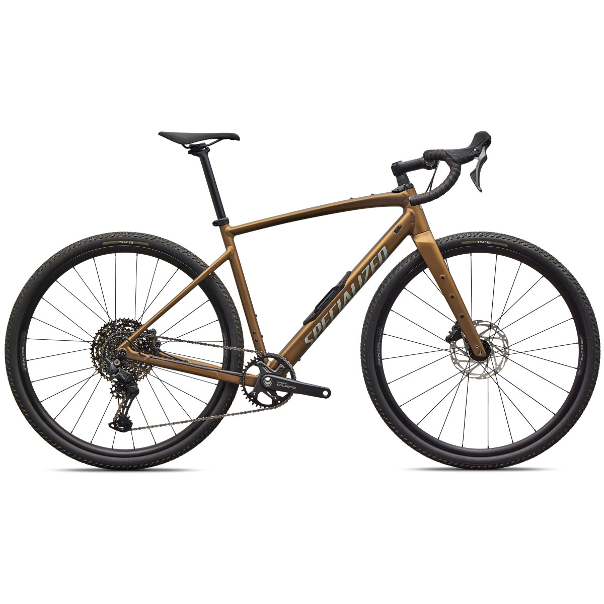 Specialized Diverge 4 Sport Alloy grants velosipēds | Satin Burnt Gold Metallic - Shadow Silver