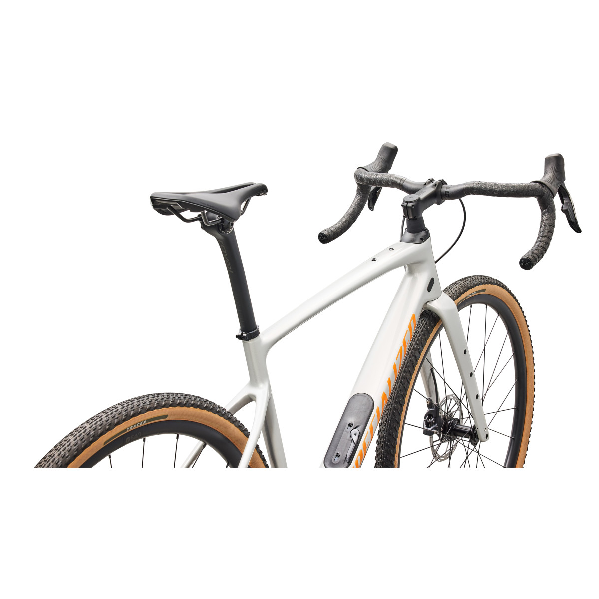 Specialized Diverge 4 Comp Carbon grants velosipēds | Dolomite Metallic - Orange Zest