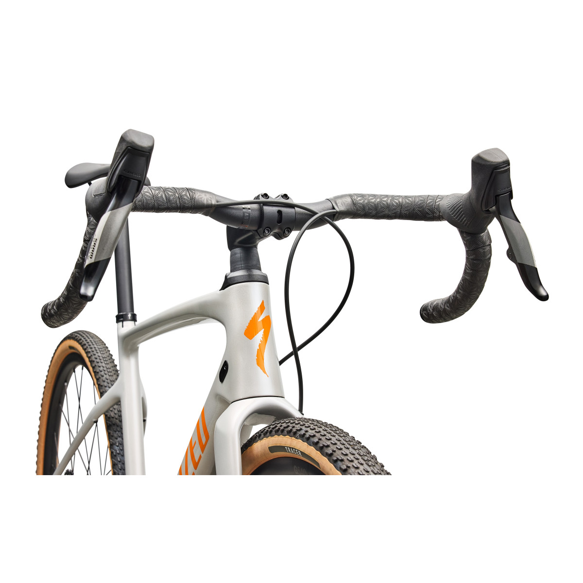 Specialized Diverge 4 Comp Carbon grants velosipēds | Dolomite Metallic - Orange Zest