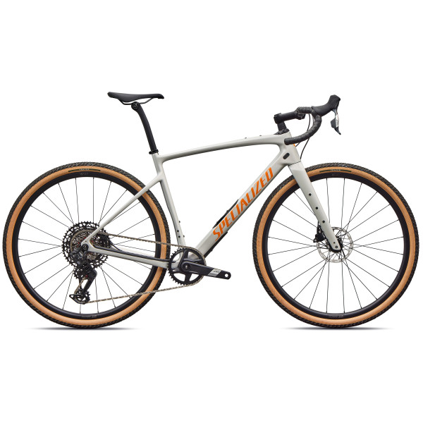 Specialized Diverge 4 Comp  Carbon gravel jalgratas | Dolomite Metallic - Orange Zest