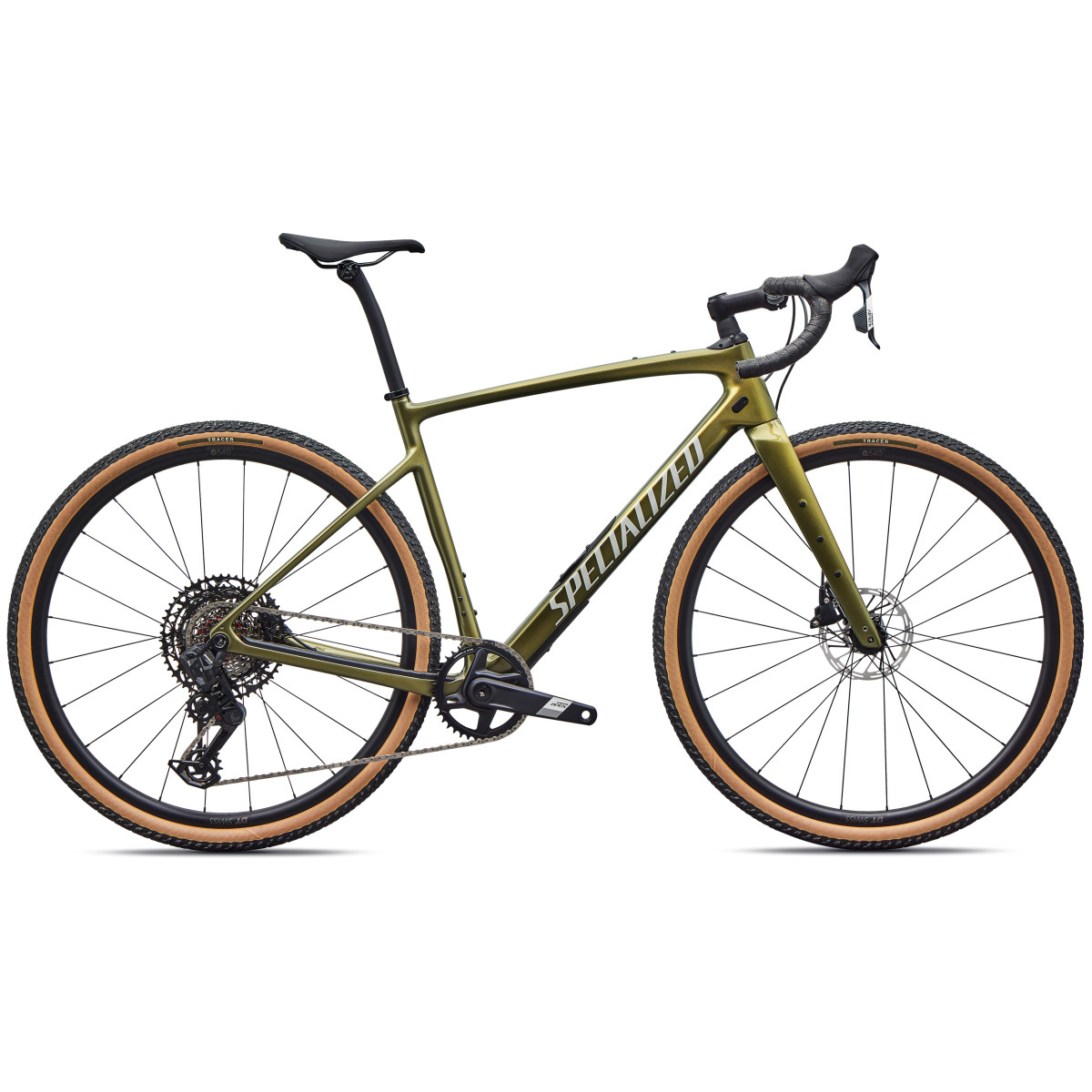 Specialized Diverge 4 Comp  Carbon gravel jalgratas | Laurel Green Metallic - Dolomite Metallic