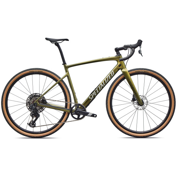 Specialized Diverge 4 Comp  Carbon gravel jalgratas | Laurel Green Metallic - Dolomite Metallic
