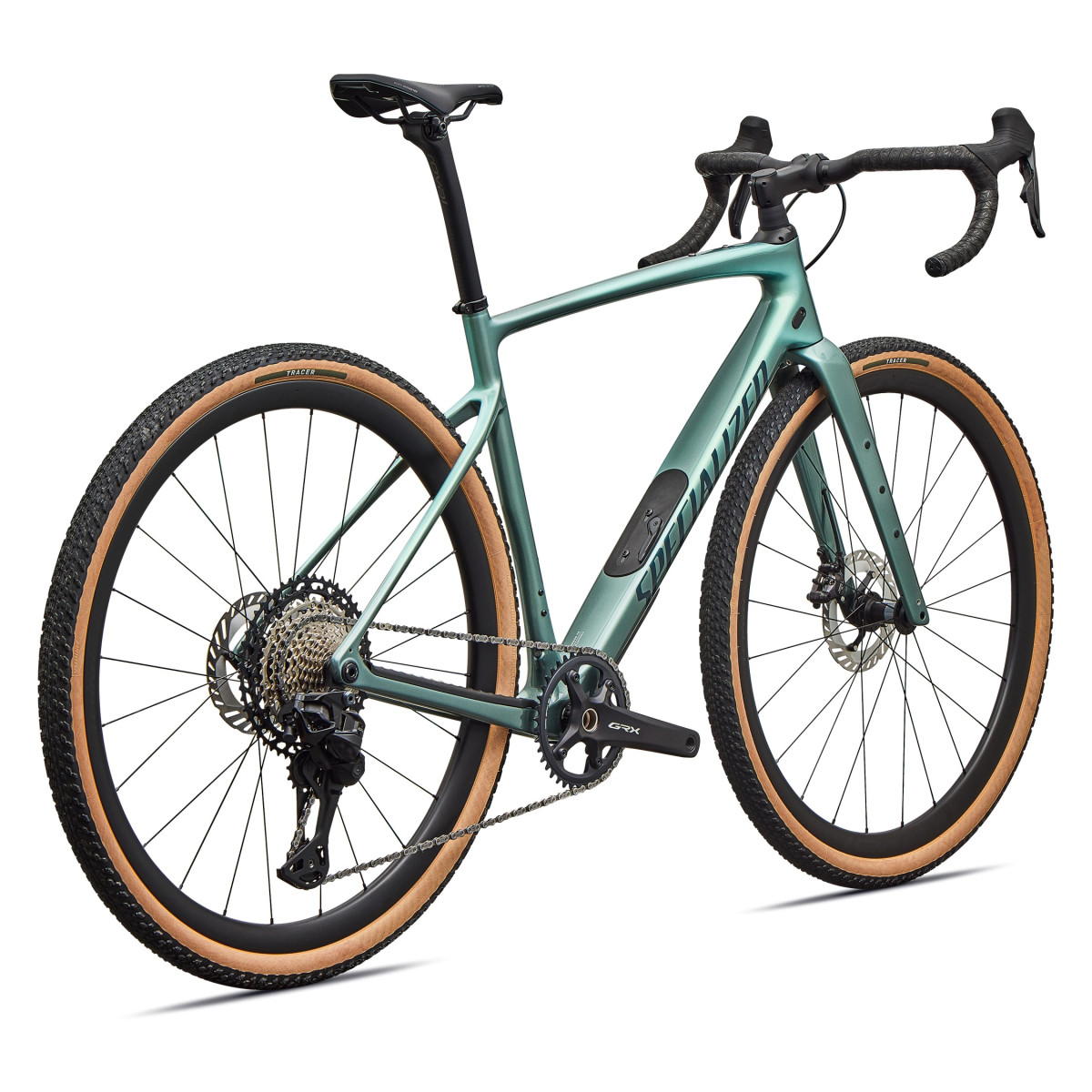 Specialized Diverge 4 Expert Carbon Gravel dviratis | Shimano GRX Di2 | Fjord Metallic - Emerald Metallic