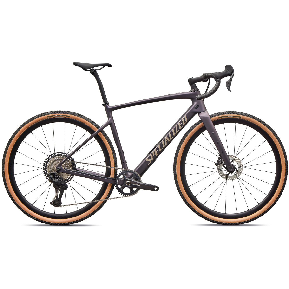 Specialized Diverge 4 Expert Carbon Gravel dviratis | Shimano GRX Di2 | Nebula Metallic - Sandstone Metallic