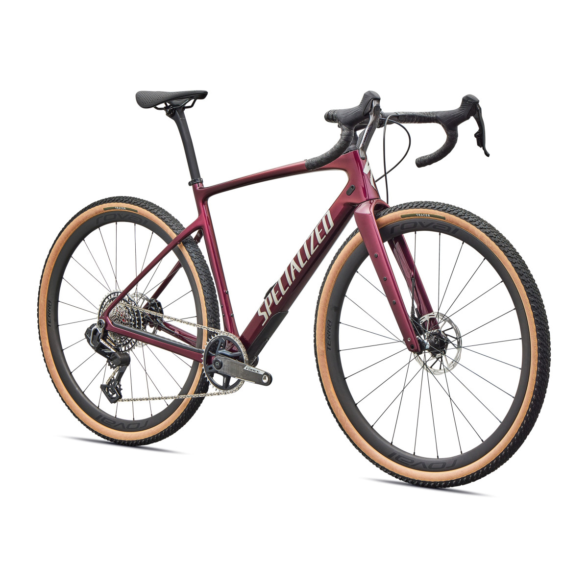 Specialized Diverge 4 Pro Carbon gravel jalgratas | Bordeaux Metallic - Pearl Dolomite