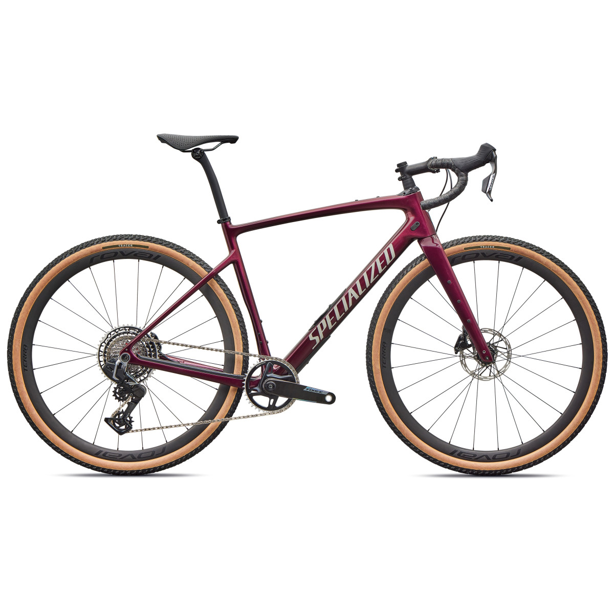 Specialized Diverge 4 Pro Carbon gravel jalgratas | Bordeaux Metallic - Pearl Dolomite