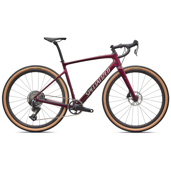 Specialized Diverge 4 Pro Carbon gravel jalgratas | Bordeaux Metallic - Pearl Dolomite