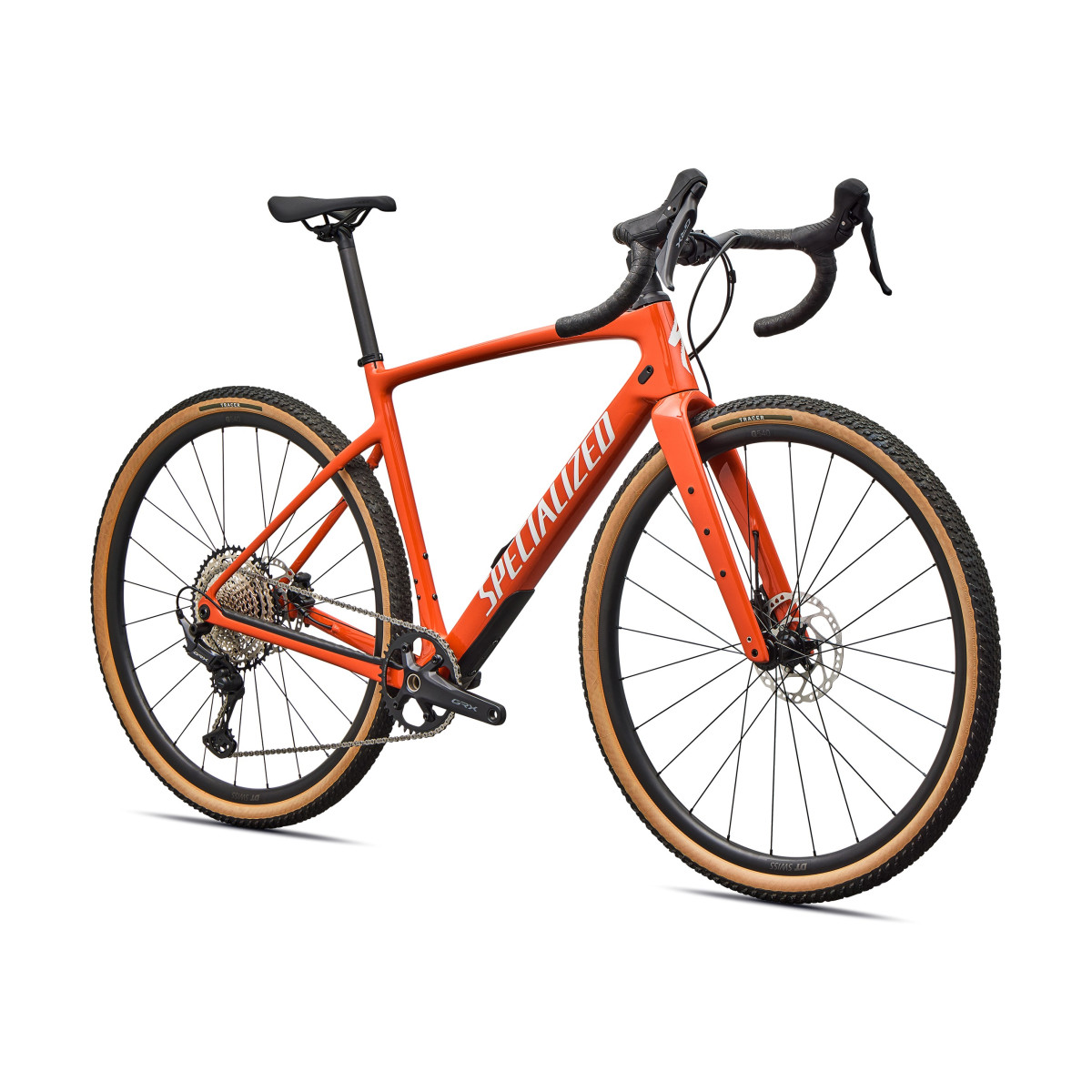 Specialized Diverge 4 Sport Carbon grants velosipēds | Deep Orange - Dune White