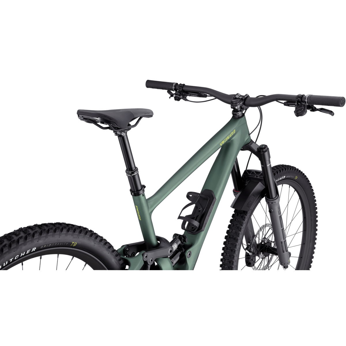 Specialized Enduro Pro kalnu velosipēds | Satin Cypress Metallic - Jonu metālika