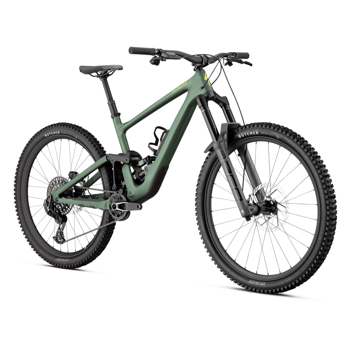 Specialized Enduro Pro kalnu velosipēds | Satin Cypress Metallic - Jonu metālika