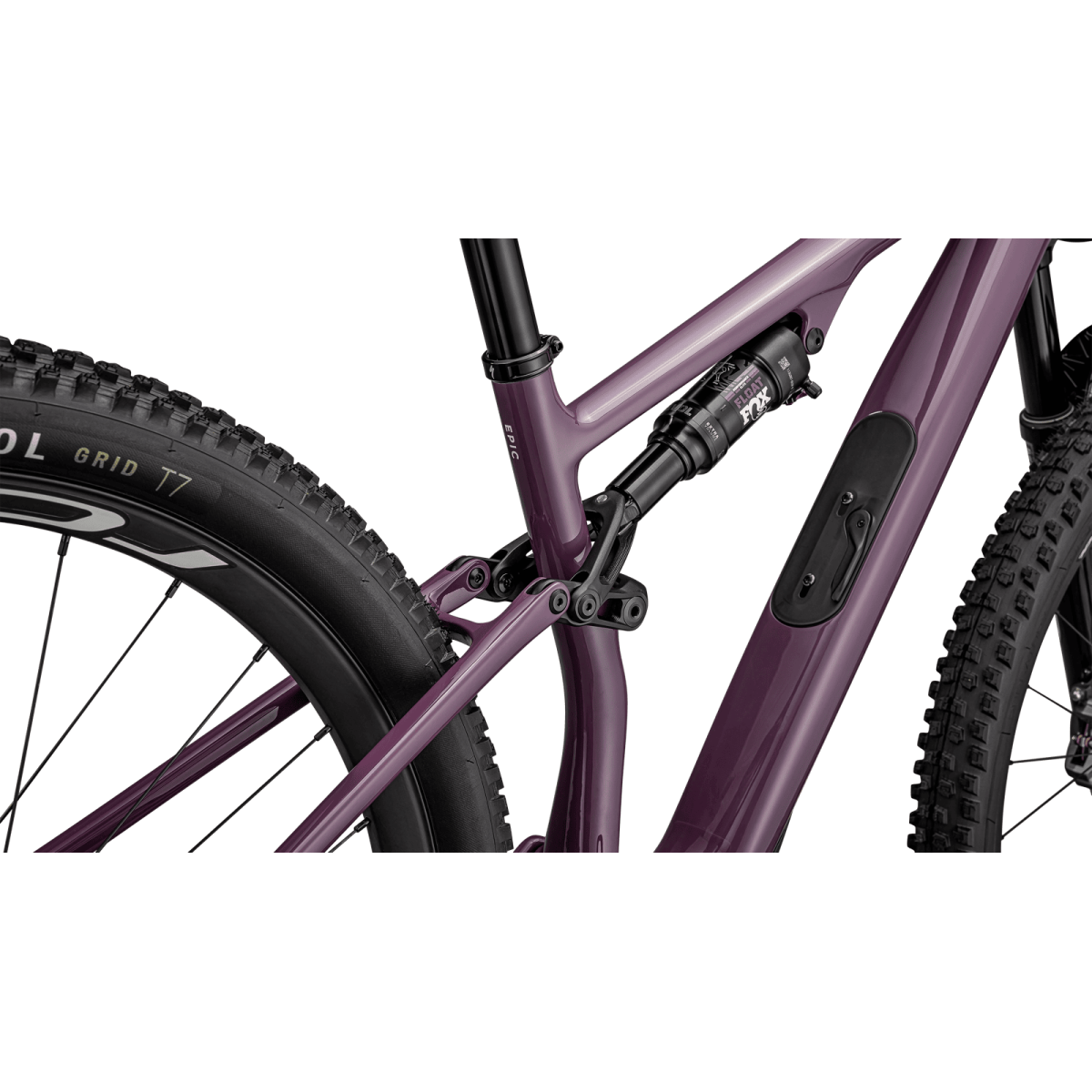 Specialized Epic 8 EVO Expert maastikuratas | Gloss Cast Lilac - Dune White