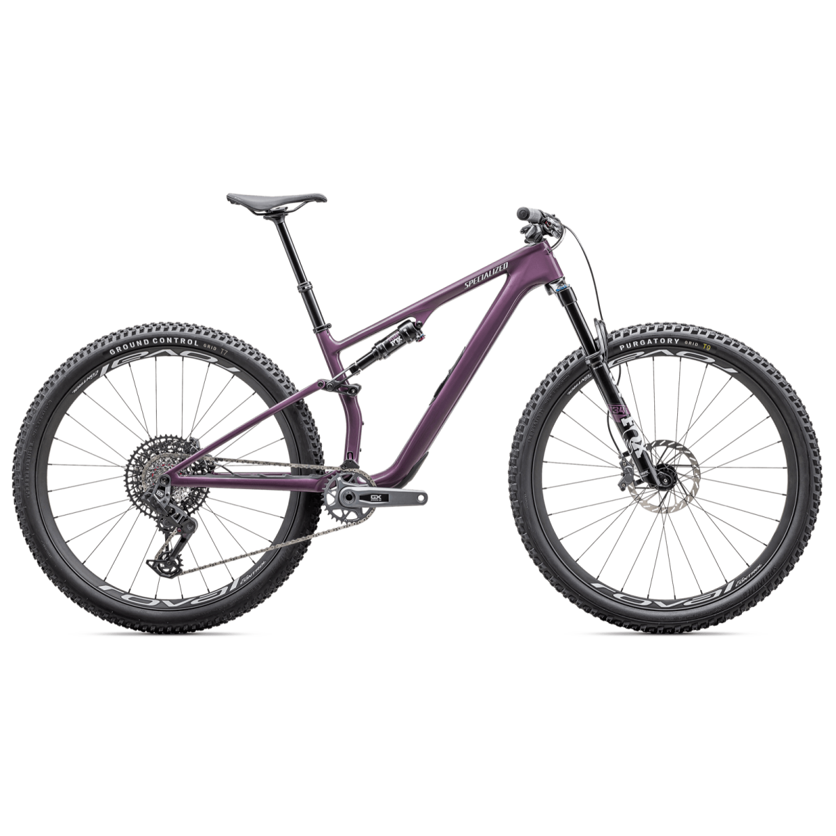 Specialized Epic 8 EVO Expert maastikuratas | Gloss Cast Lilac - Dune White