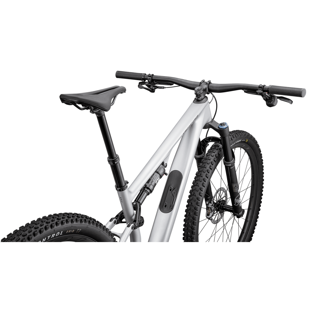 Specialized Epic 8 EVO Expert kalnu velosipēds | Satin Silver Dust - Gunmetal