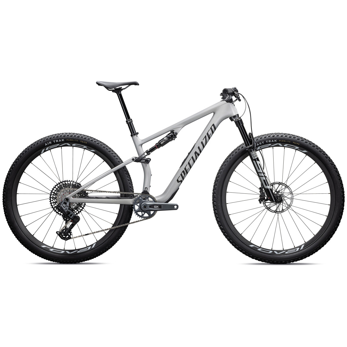Specialized Epic 8 Expert maastikuratas | Gloss Dolomite Metallic - Obsidian