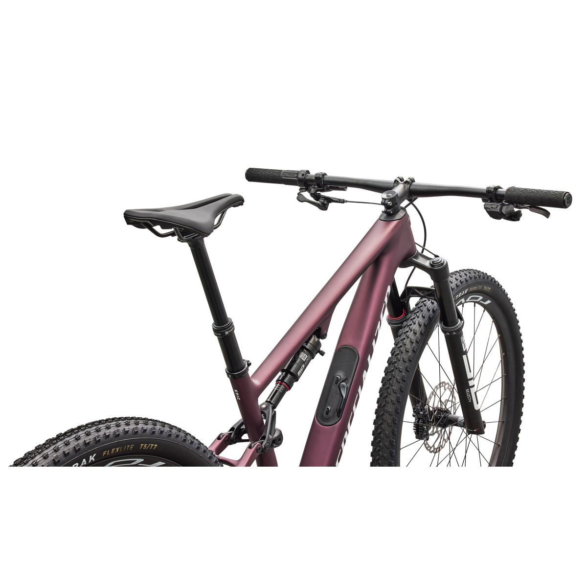 Specialized Epic 8 Expert Di2 maastikuratas | Satin Bordeaux Metallic - White