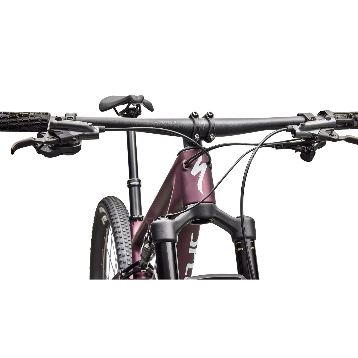 Specialized Epic 8 Expert Di2 maastikuratas | Satin Bordeaux Metallic - White