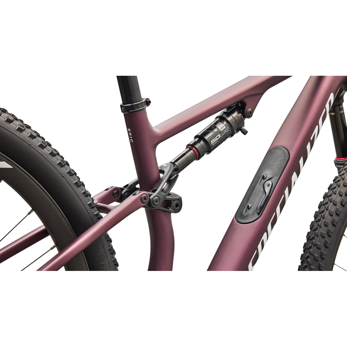 Specialized Epic 8 Expert Di2 maastikuratas | Satin Bordeaux Metallic - White