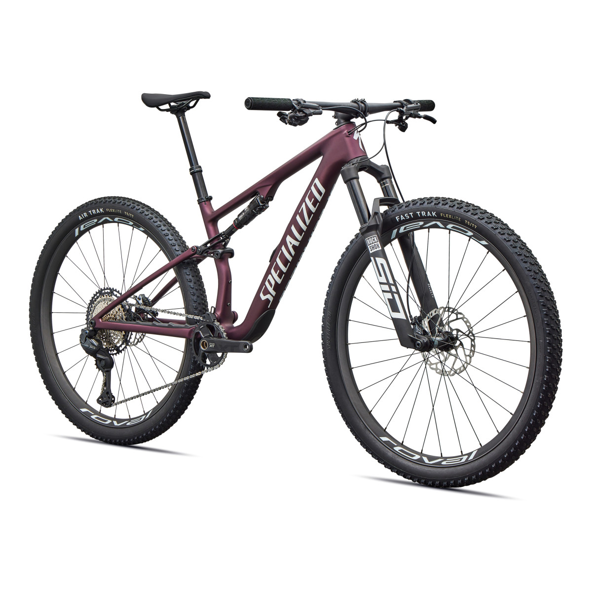 Specialized Epic 8 Expert Di2 maastikuratas | Satin Bordeaux Metallic - White