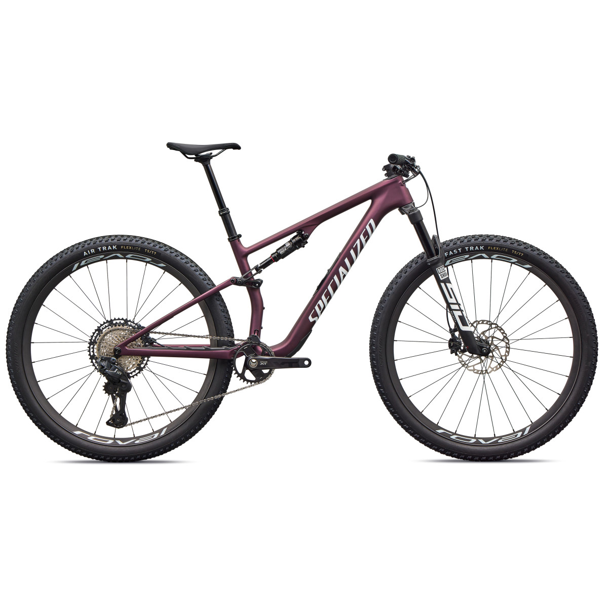 Specialized Epic 8 Expert Di2 maastikuratas | Satin Bordeaux Metallic - White