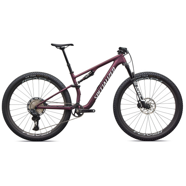 Specialized Epic 8 Expert Di2 maastikuratas | Satin Bordeaux Metallic - White