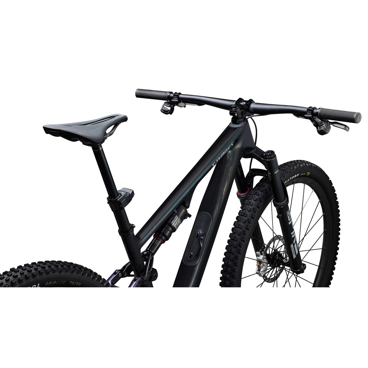 S-Works Epic 8 Evo AXS maastikuratas | Gloss Carbon - Green to Purple Viavi Fade