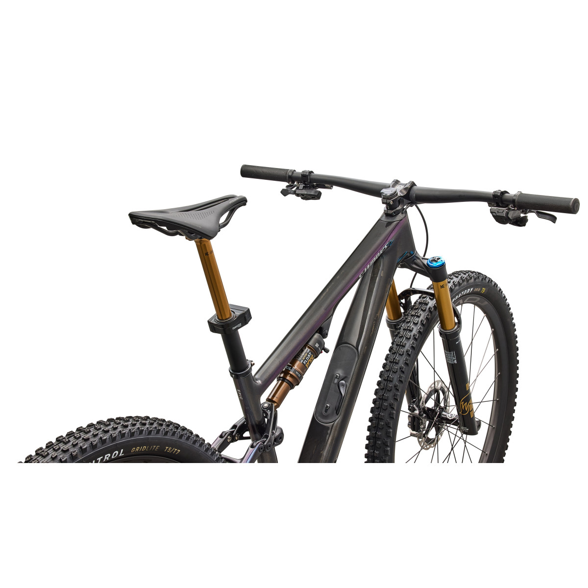 S-Works Epic 8 Evo Di2 maastikuratas | Gloss Carbon - Green to Purple Viavi Fade