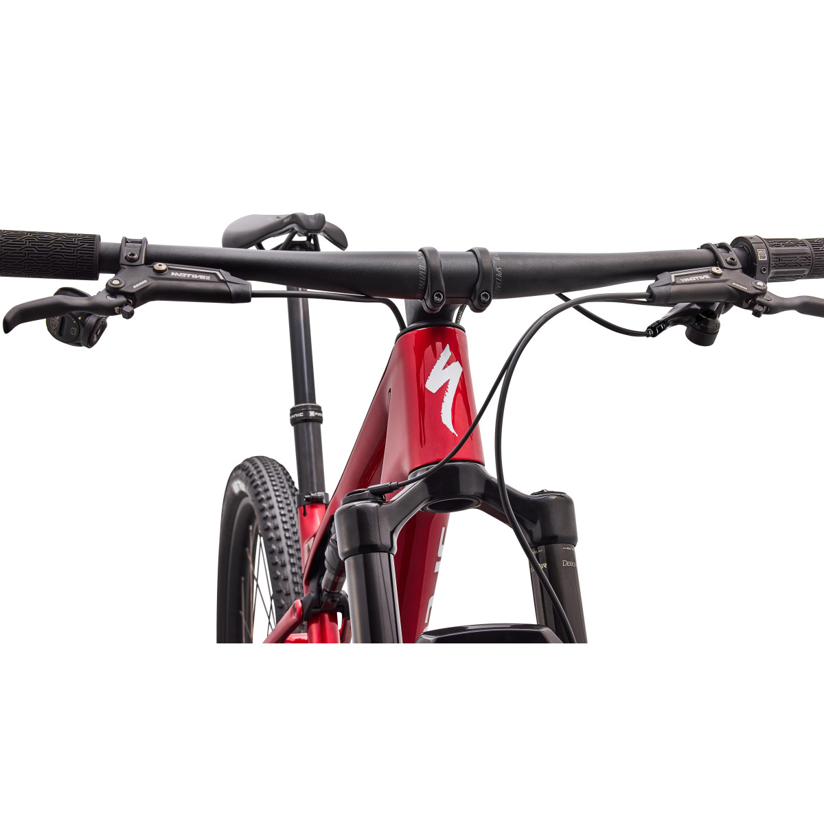 Specialized Epic 9 Comp maastikuratas | Gloss Ruby Metallic - Metallic White Silver