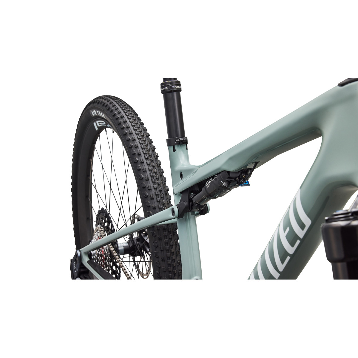 Specialized Epic 9 Expert kalnu velosipēds | Gloss Agave Grey - Metallic White Silver