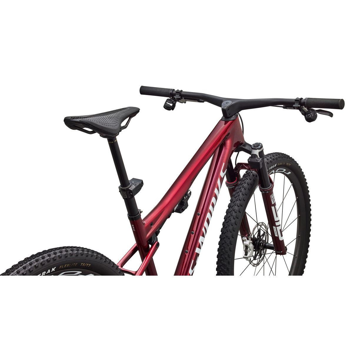 S-Works Epic 9 Pro maastikuratas | Gloss Red Tint - Metallic White Silver