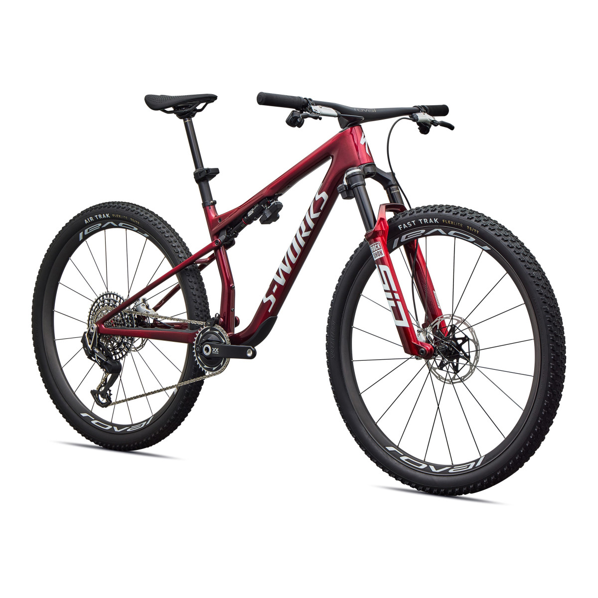 S-Works Epic 9 Pro maastikuratas | Gloss Red Tint - Metallic White Silver