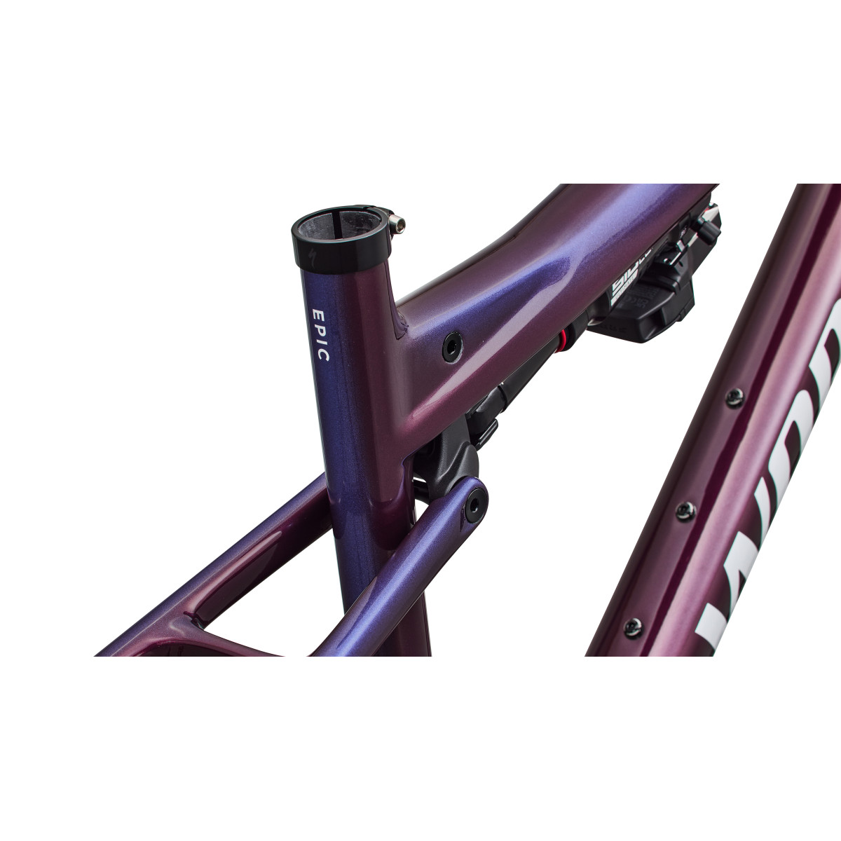 S-Works Epic 9 rėmas | Gloss Bordeaux Metallic - Blue Pearl Edge Fade