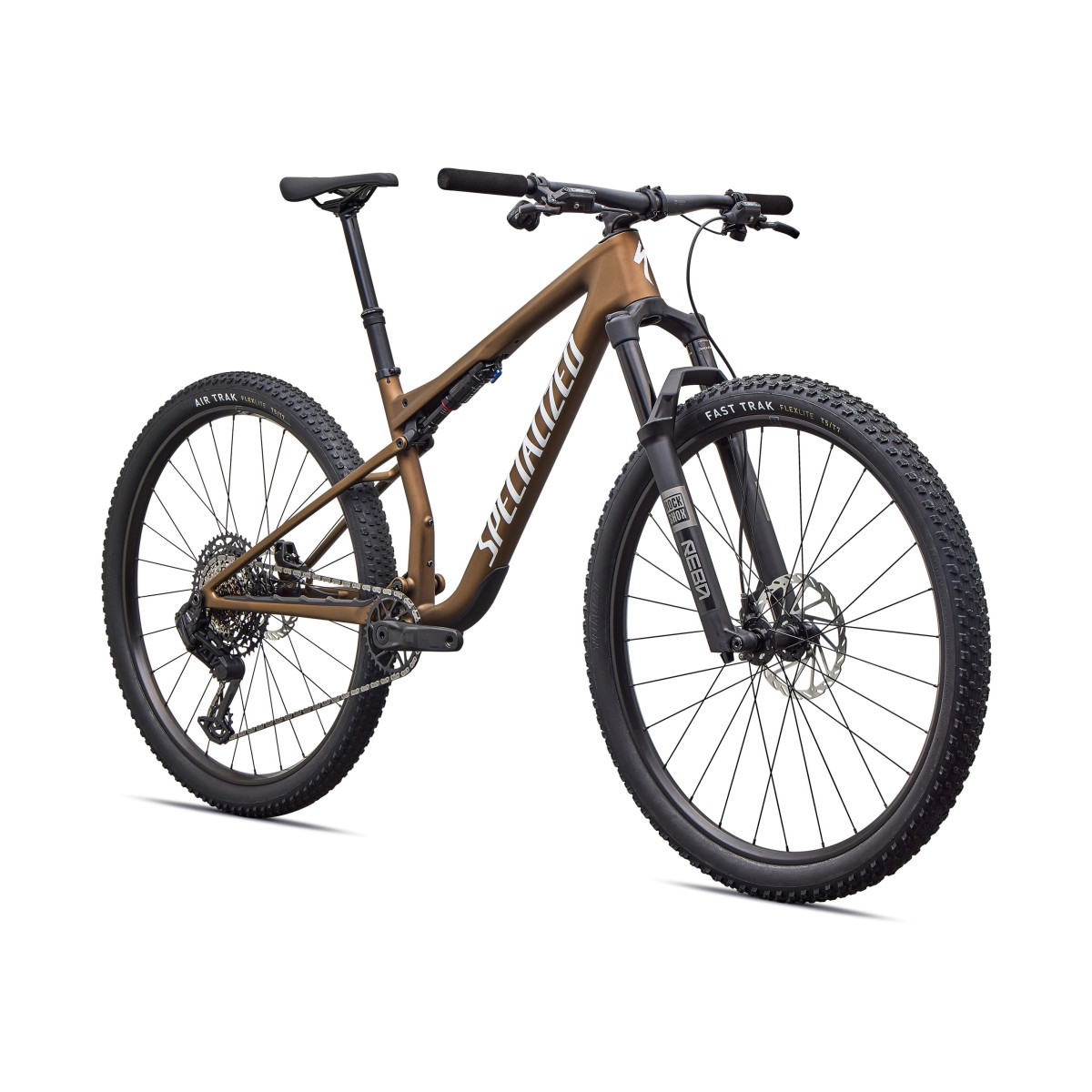 Specialized Epic 9 Sport maastikuratas | Satin Burnt Gold Metallic - Metallic White Silver