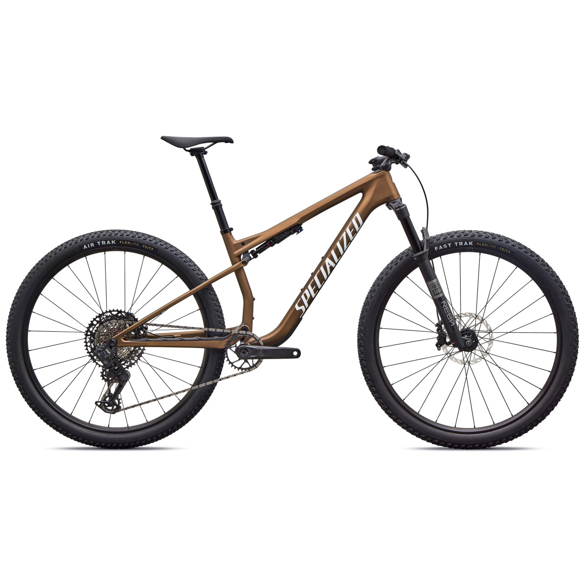 Specialized Epic 9 Sport maastikuratas | Satin Burnt Gold Metallic - Metallic White Silver