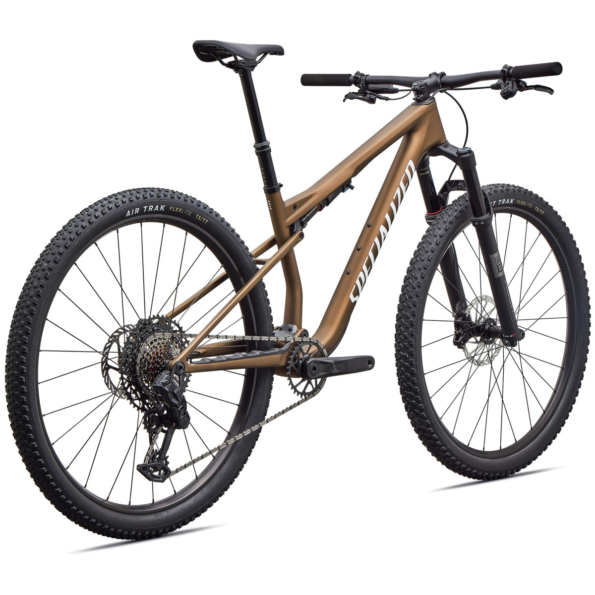 Specialized Epic 9 Sport maastikuratas | Satin Burnt Gold Metallic - Metallic White Silver